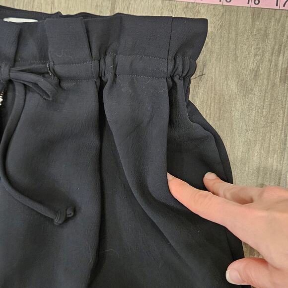 Wilfred Aritzia Pants Womens S High Rise Drawstring Pleated Paper Bag Trousers - Picture 6 of 11